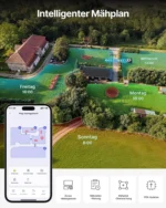ANTHBOT M5 Mähroboter ohne Begrenzungskabel, RTK-Navigation, 150°KI-Kamera, App-Steuerung, für Gärten bis 700 m² – Bild 5