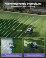 ANTHBOT M5 Mähroboter ohne Begrenzungskabel, RTK-Navigation, 150°KI-Kamera, App-Steuerung, für Gärten bis 700 m² – Bild 8